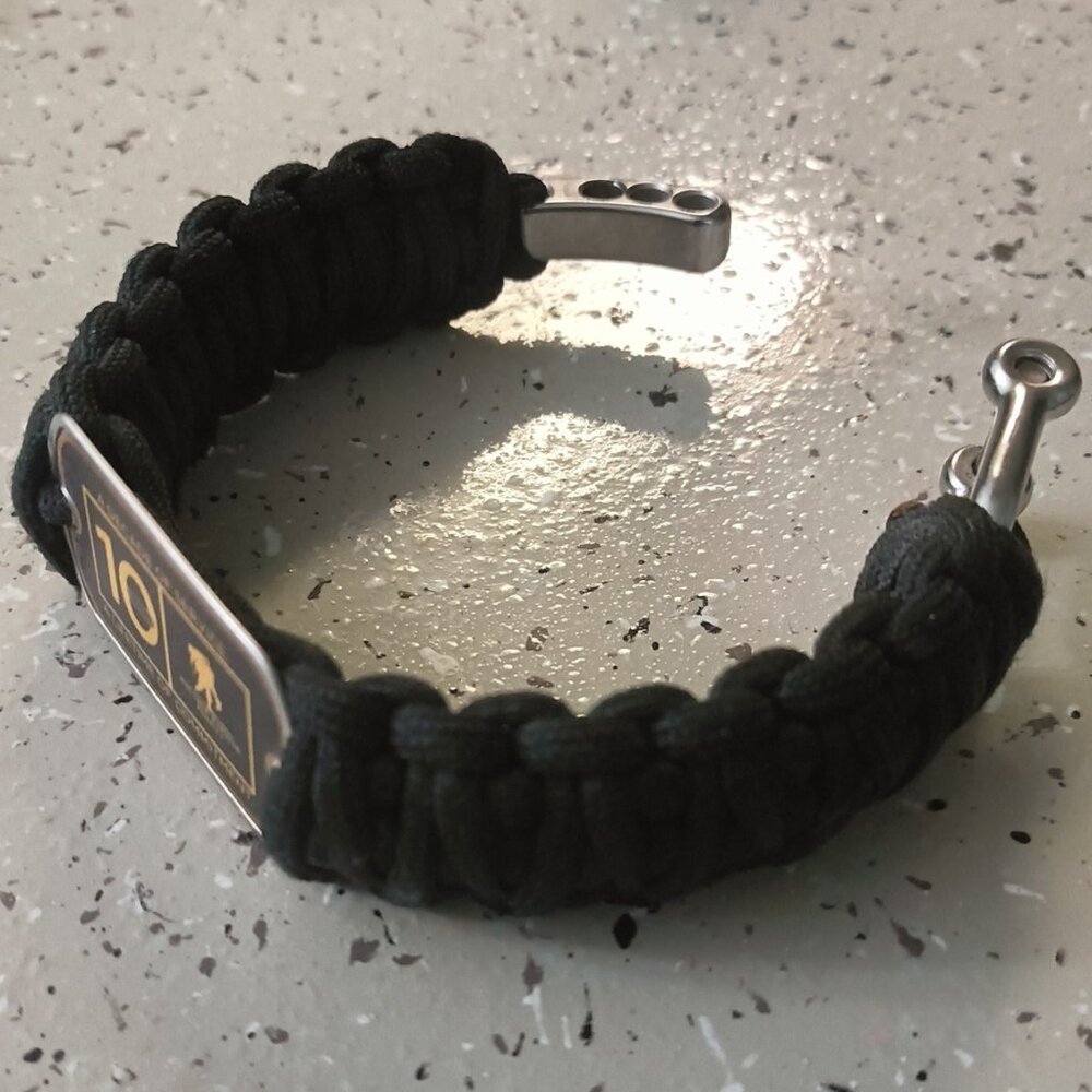 Survival Straps Wounded Warrior 10 Year Anniversary Paracord Bracelet. - Picture 6 of 7